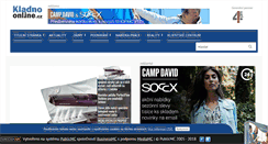 Desktop Screenshot of kladnoonline.cz