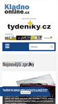 Mobile Screenshot of kladnoonline.cz